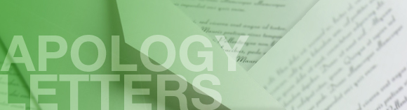 business apology letters