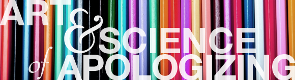 The Art and Science of saying sorry and how to apologize Colored Pencils