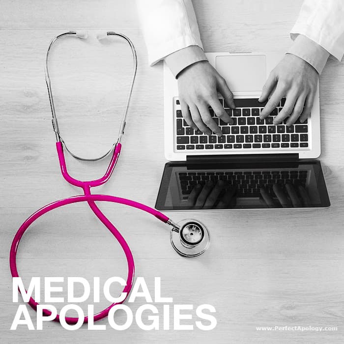 Medical Apology Man in hospital bed