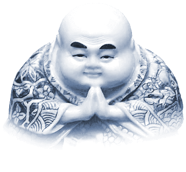 praying buddha ornament