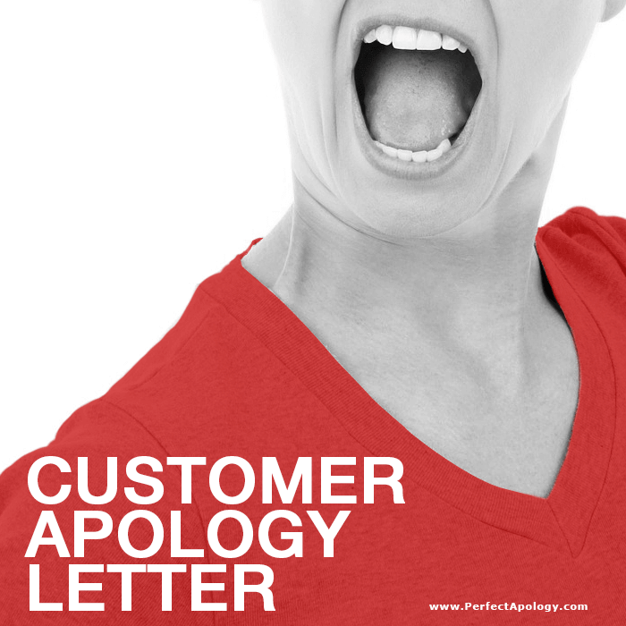 Customer Apology Letter Angry female customer yelling