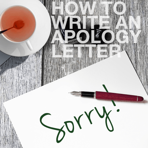 sorry letters