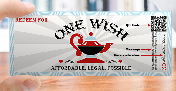 Sorry Love Coupon, Good for One Wish