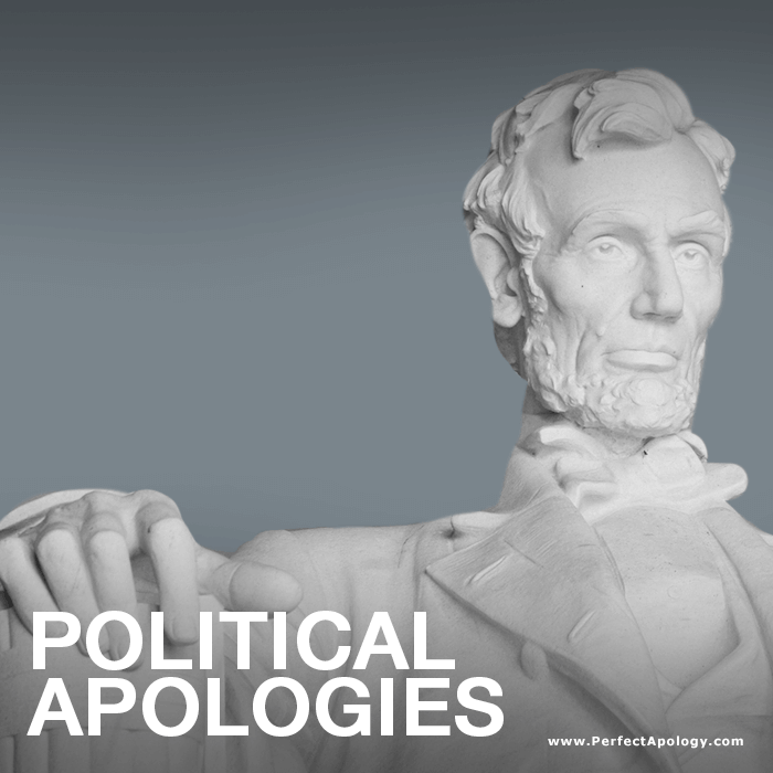 Political Apology Abraham Lincoln Memorial