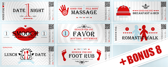 Bonus 8 Coupons for Saying Sorry